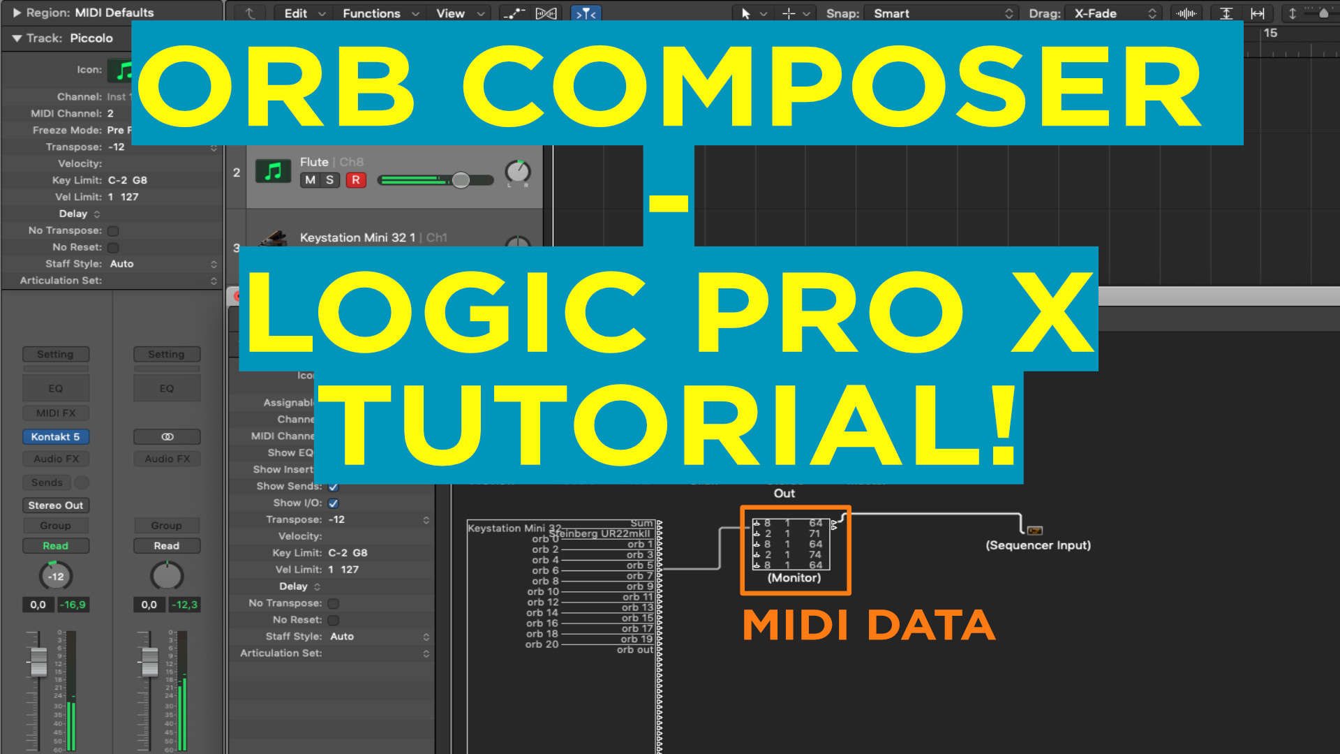 Orb Composer with Logic Pro X tutorial - Morningdew Media